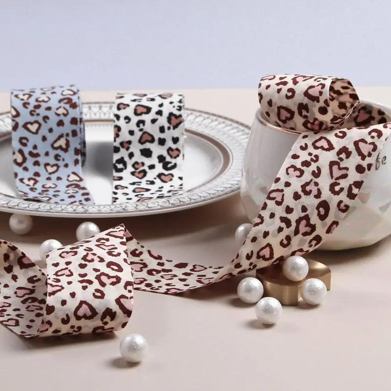 

Лента с леопардовым принтом для рукоделия, 5 ярдов