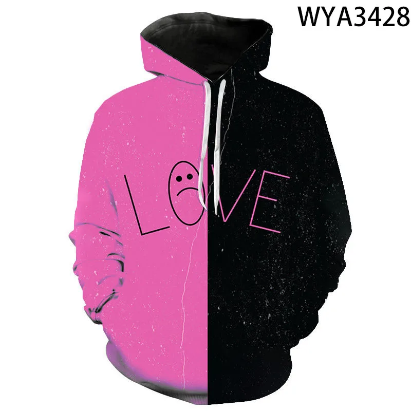 Толстовки Lil Peep для мужчин и женщин одежда в стиле Харадзюку модные повседневные