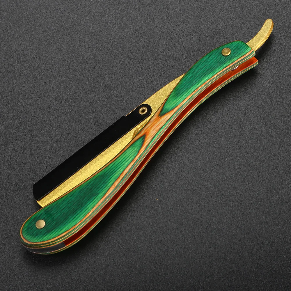

Vintage Barber Shave Razor Edge Sharp Replaceable Blade Razor Haircut Pro Beard Shaving for Hair and Beard