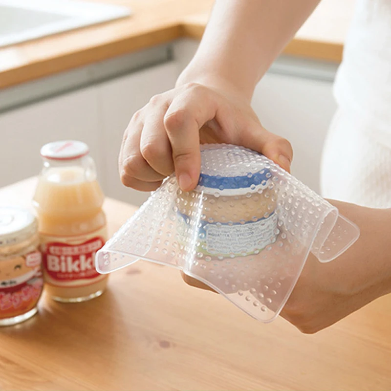Силиконовая пищевая пленка прозрачная многоразовая силиконовая эластичная