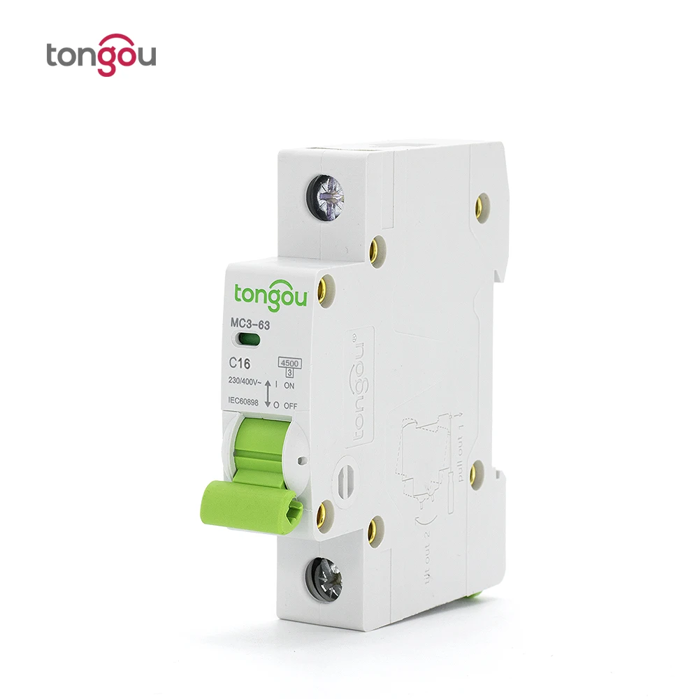 MCB 1P 16A Curve C 110V 220V 400V KA AC мини автоматический выключатель гарантия 5 лет|circuit breaker|mini