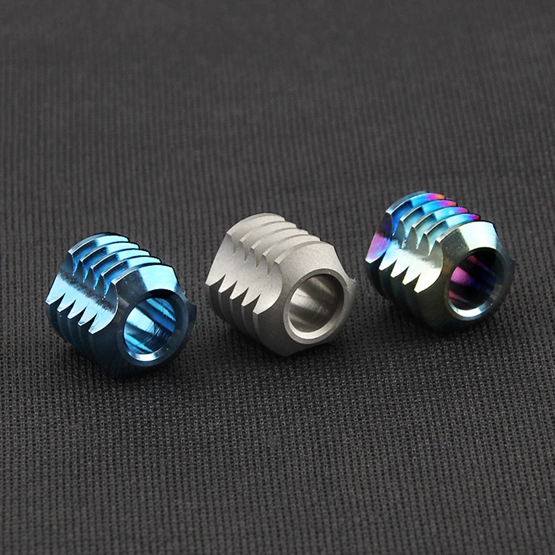 Сделай сам титановые бусины для ножа Паракорд зонтик веревка шнура нож EDC шнурок