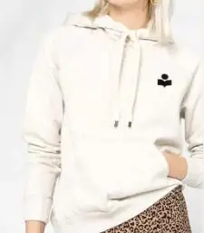 

2020 Women's Fall and Winter Hoodie Logo Flocking Printed Hooded Sweatshirt