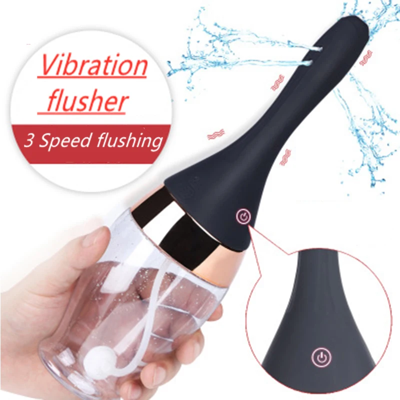 Электрический анальный очиститель Вагина Анальный Душ очистки мужской массажер