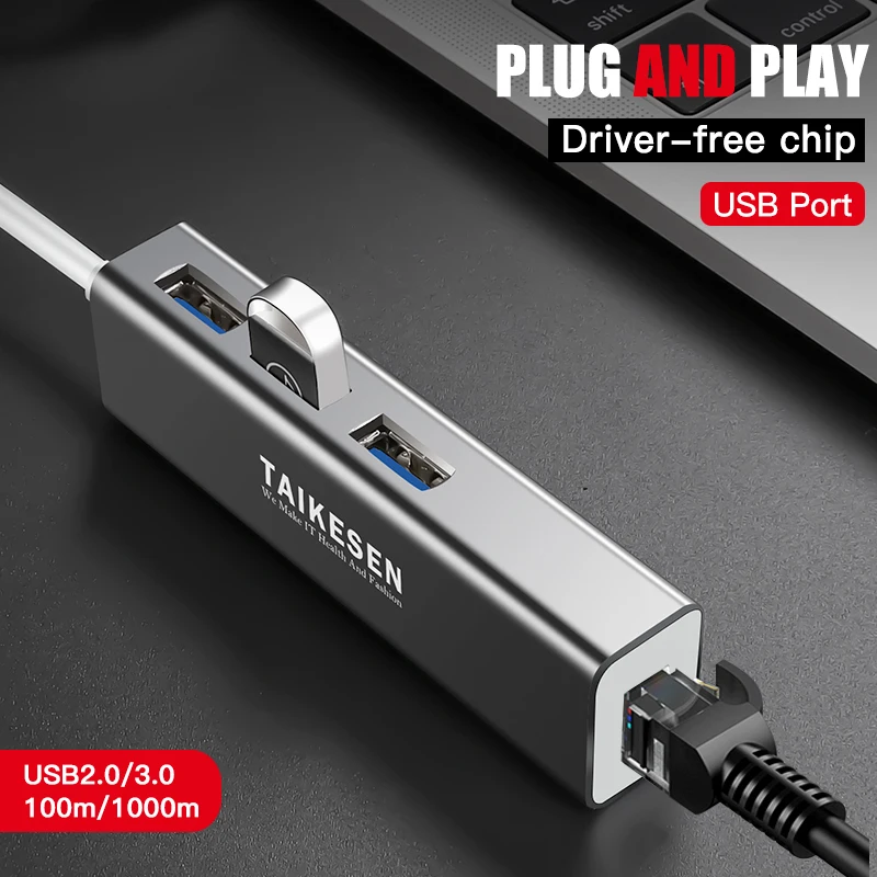 USB-концентратор USB Type-C 1000 Мбит/с 3 порта Rj45 | Компьютеры и офис