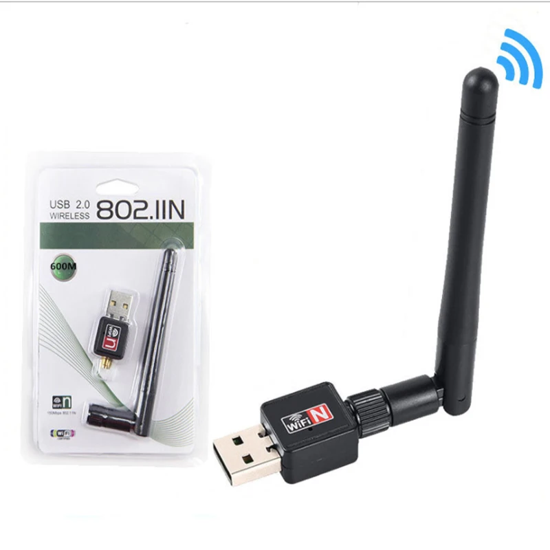 Чип RTL8188 FTV USB беспроводная сетевая карта 2 0 мини-приемник Wi-Fi дБ большая антенна 300