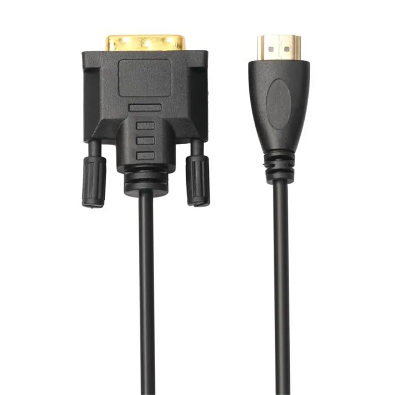 Конвертер HDMI в DVI 1 м кабель типа папа конвертер для HDTV hdmi кабели dvi 53123A|Кабели DVI| |
