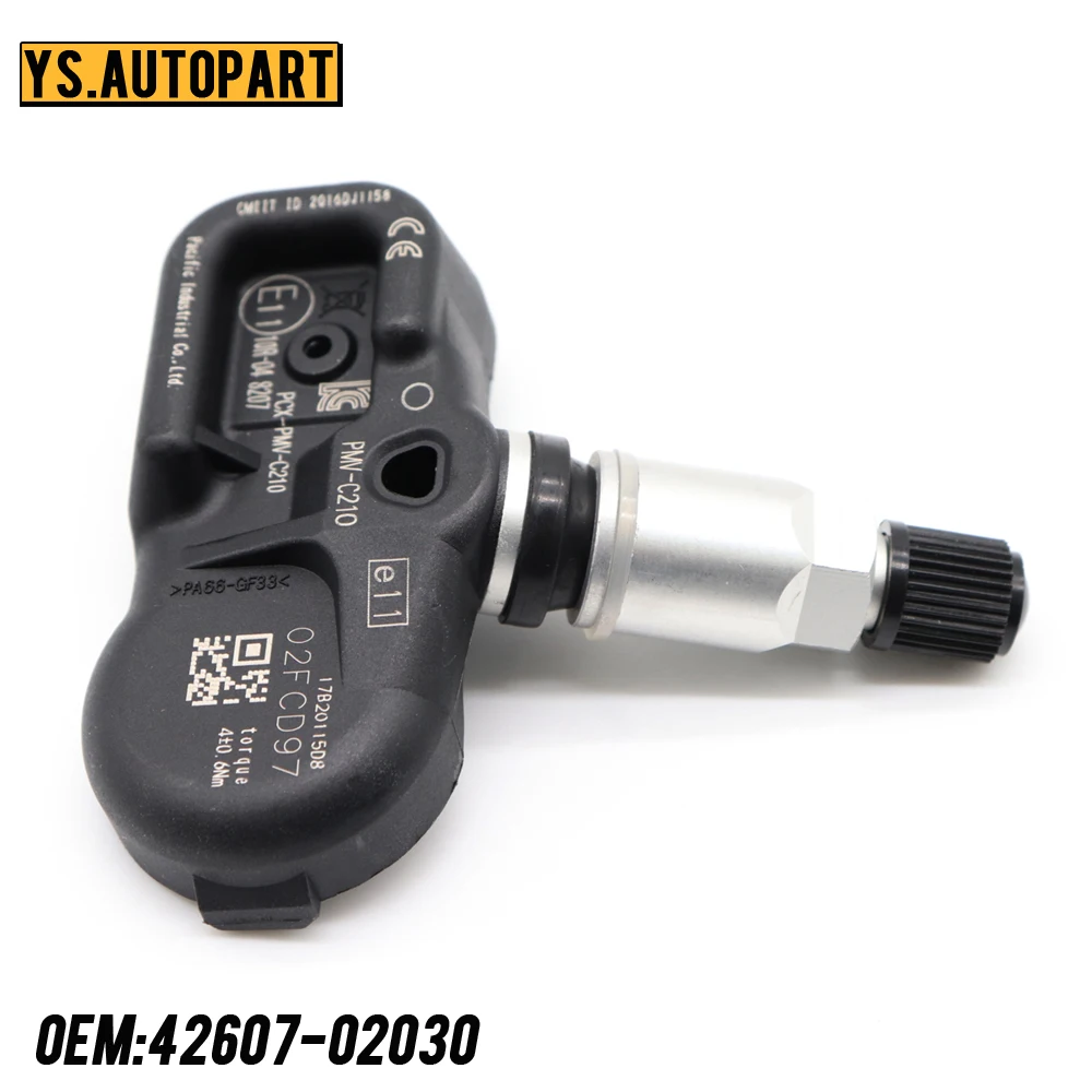 Для Toyota Prius Yaris Tundra Sequoia Sienna Venza 433 МГц PMV C210 TPMS датчик давления в шинах 42607 02031 4260702030