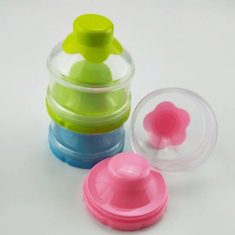 

3-Layers Baby Milk Powder Container Stackable Formula Milk Storage Dispenser A2UB