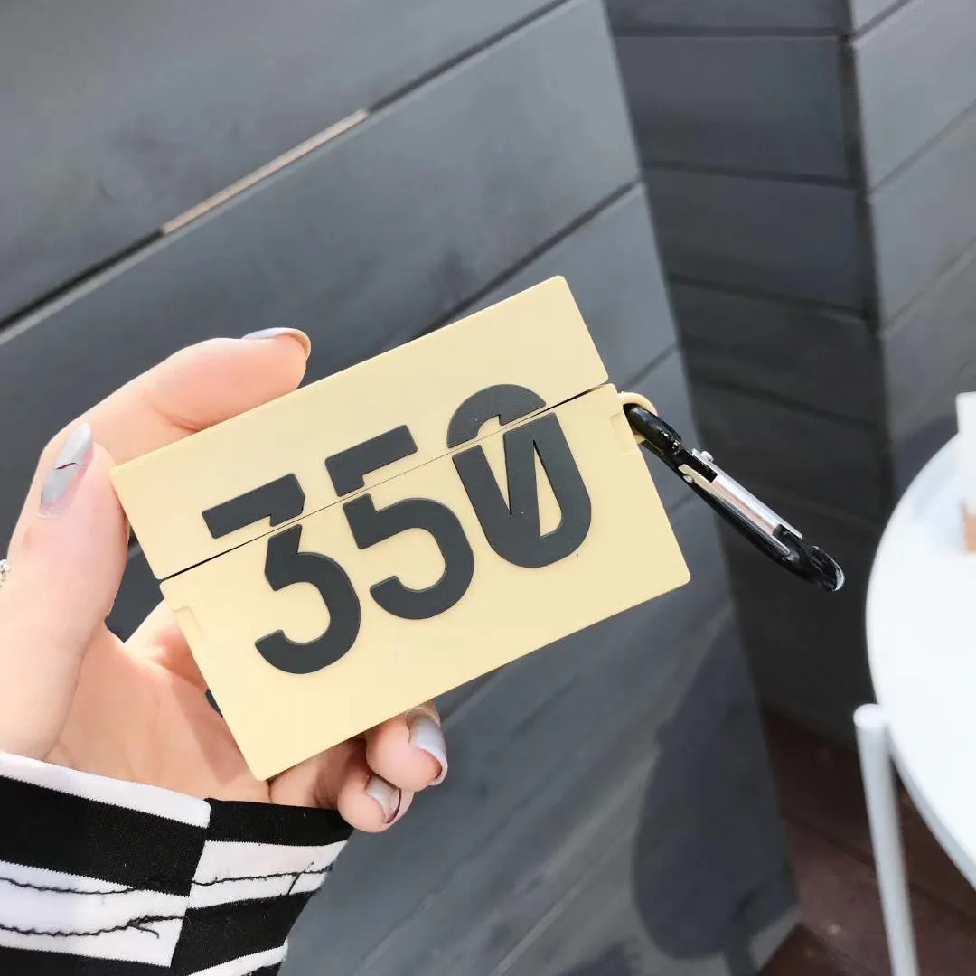 Модная спортивная Брендовая обувь 350 Беспроводная bluetooth гарнитура чехол для Airpods