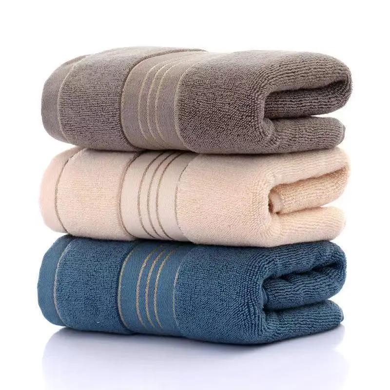 

74x34 Phnom Penh Towel Plain Color Soft Absorbent Adult Thicken Cotton Towel Breathable 60x30