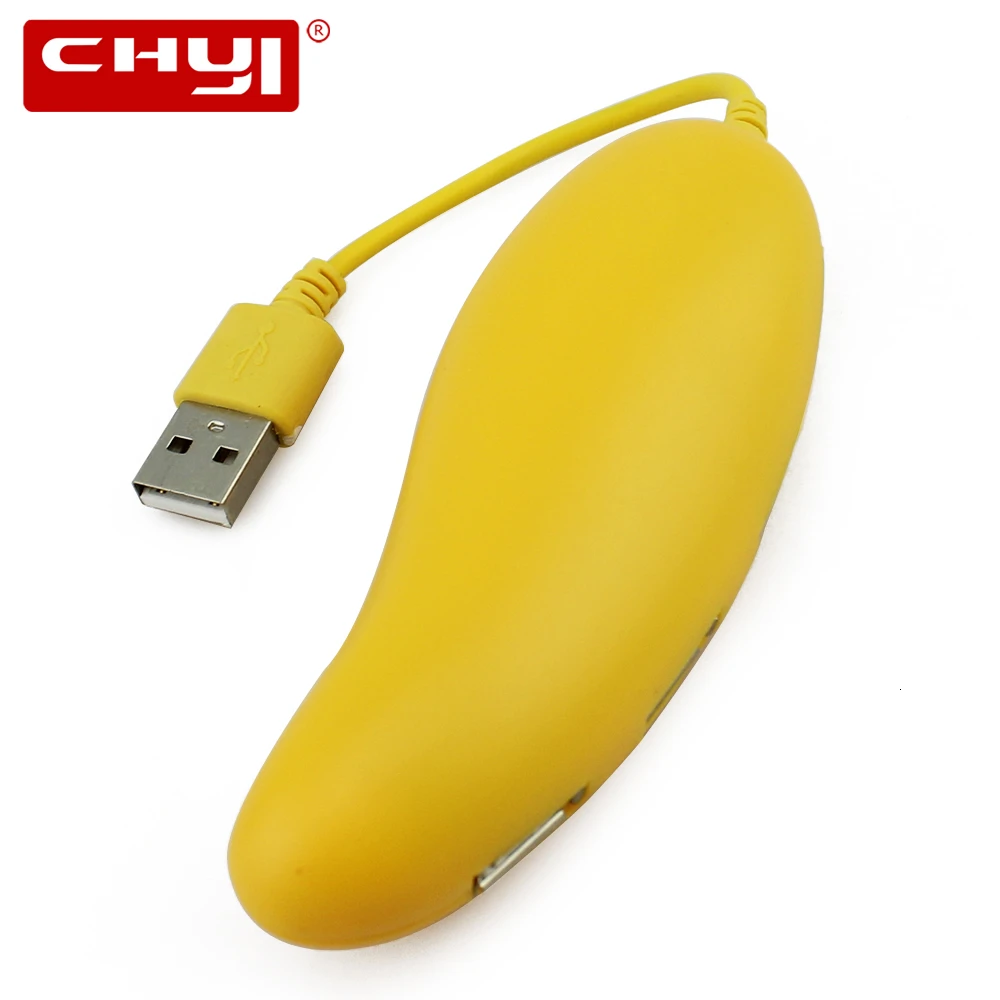CHYI 4 порта Usb концентратор 2,0 мульти порт в одном комбо разветвитель микро-usb креативный Фруктовый Мини хаб в форме манго дети подарок ПК Аксессуары