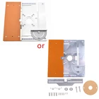 Алюминиевый фрезерный стол, вставная пластина, обрезной станок, клапан для деревообработки, Настольный фрезерный станок, пластина, 1 комплект