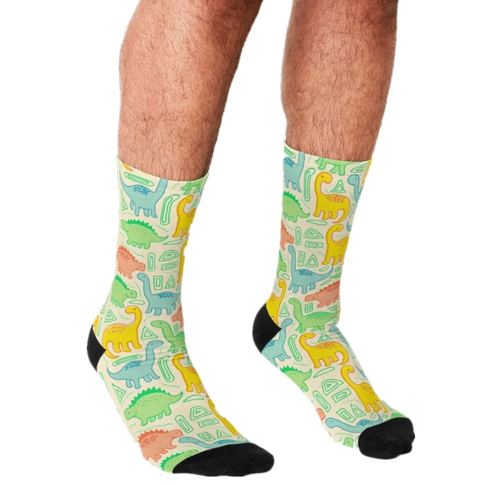 

2021 Men Socks harajuku Drinks trend Printed personality Happy hip hop Novelty Skateboard Crew Casual Crazy Funny Socks