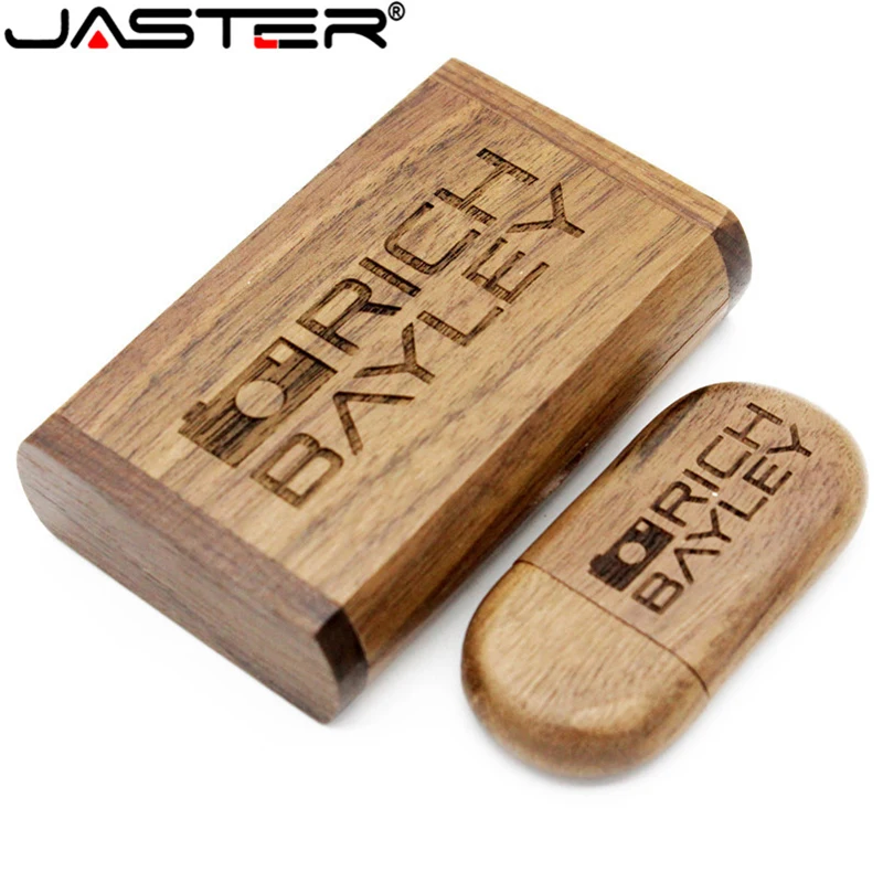 JASTER 5 цветов карбонизированный бамбуковый орех woode USB + коробка логотип на заказ