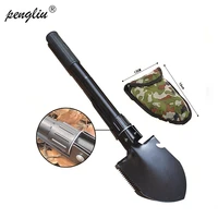 military portable folding beach shovel survival shovel car small camping outdoor self defense tools garden tools gt130