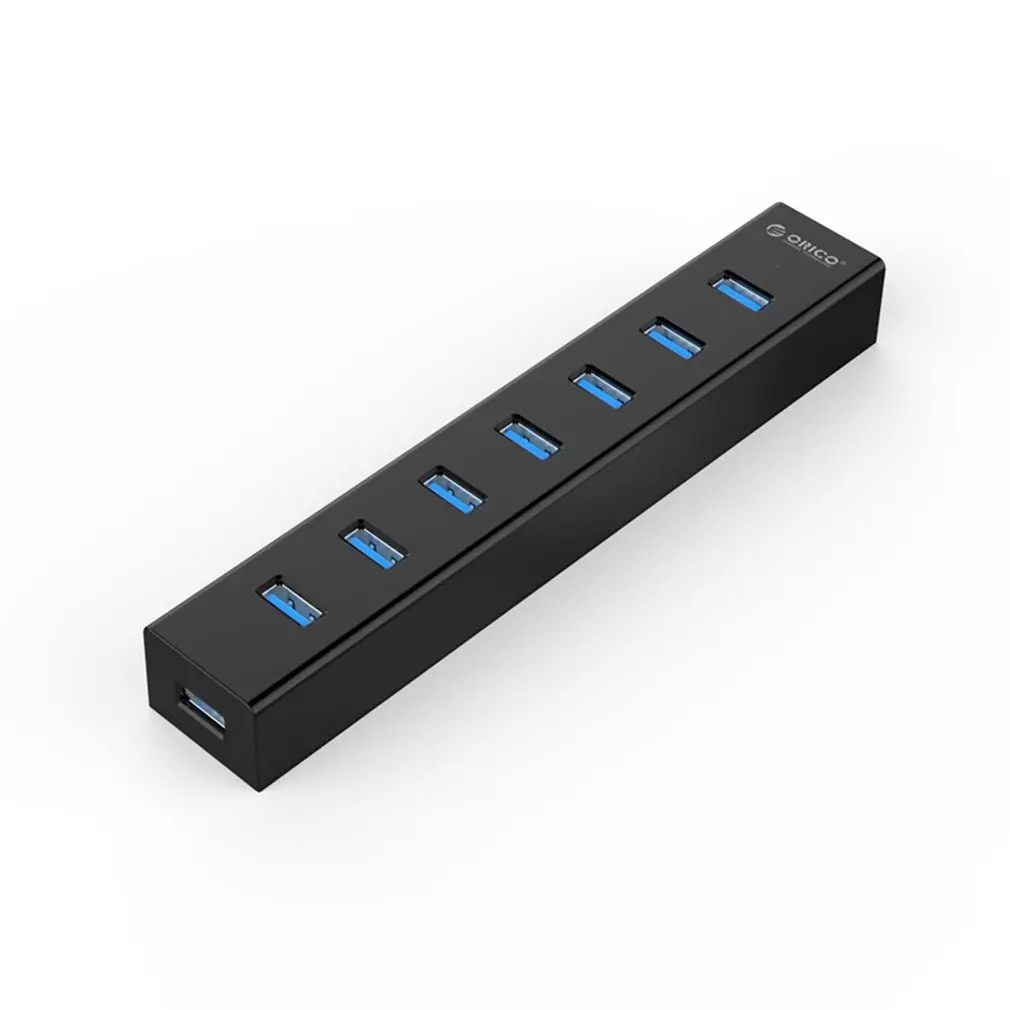 Alumium Круглый 7 портов USB3.0 концентратор для MAC ноутбук идеально серебристый|USB-хабы|