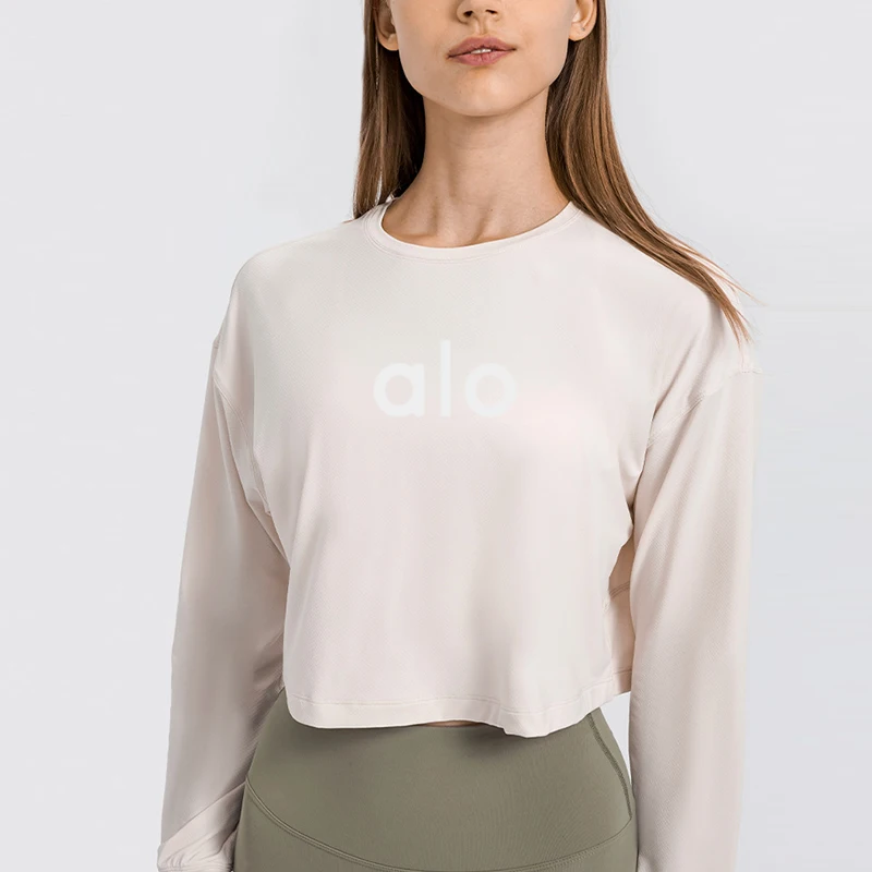 Топ женский осенний спортивный с длинным рукавом и | Спорт развлечения