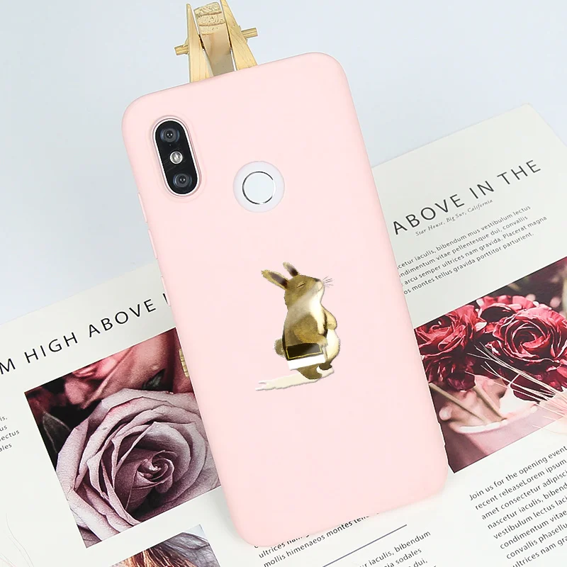 Матовый зеленый фиолетовый розовый чехол для Xiao mi Red Note 8T 7 6 5 силиконовый 6A Pro 5A 7A