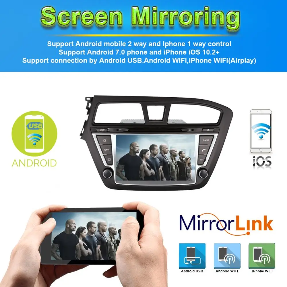 Автомагнитола для Hyundai I20 10 0-2014 4 + 64 ГБ Android 2019 GPS навигация мультимедийный DVD-плеер |
