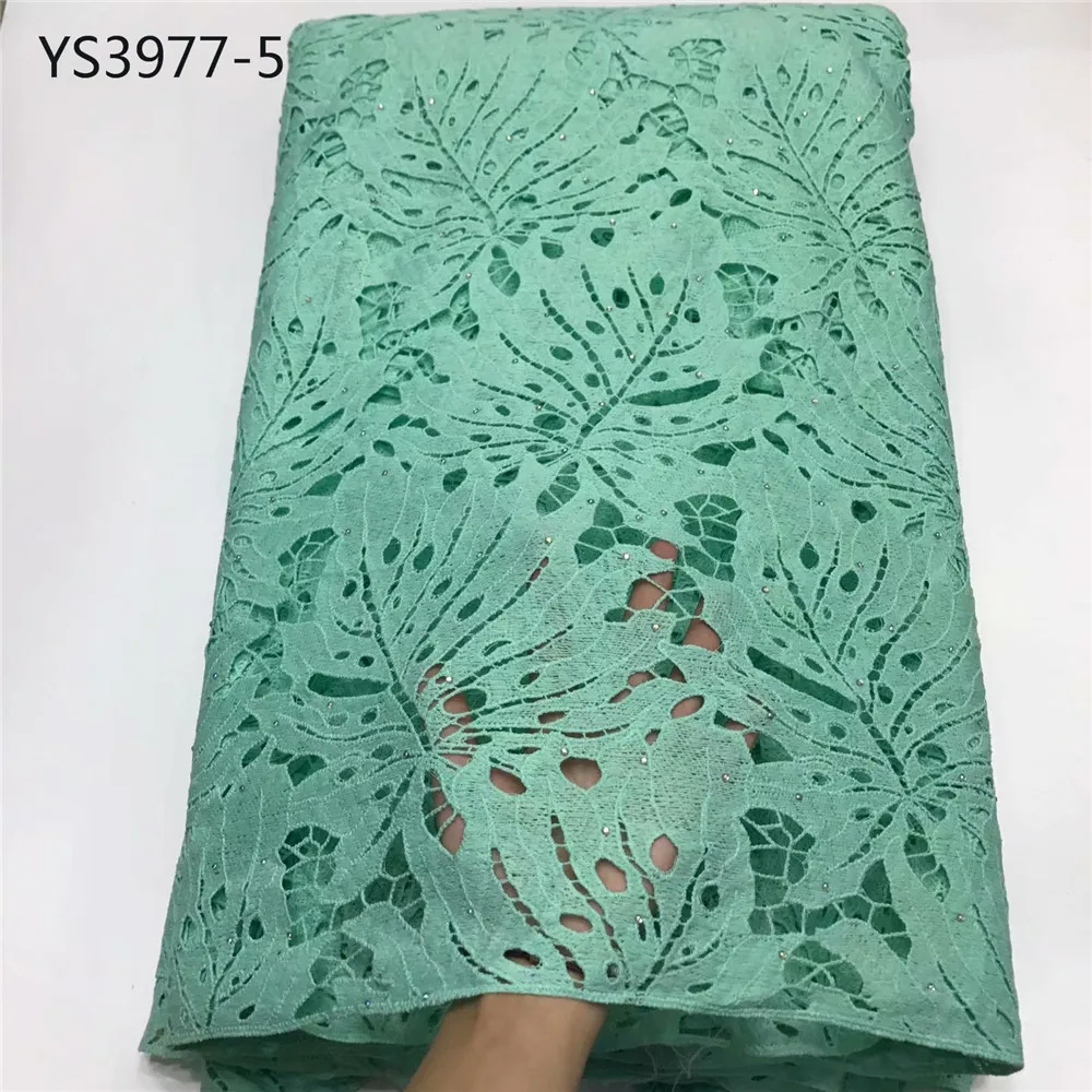 Высокое качество полиэстер/хлопок Материал африканский шнур кружева в Швейцарии