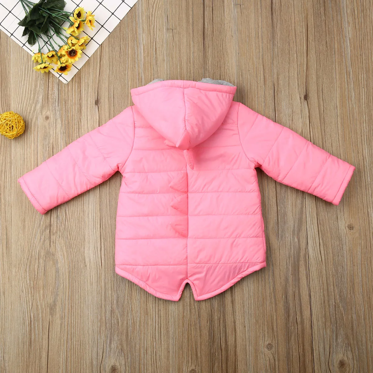 New 5Colors Warm Toddler Kids Baby Girl Boy 3D Dinosaur Hooded Jacket Coat Tops Winter Outwear | Детская одежда и обувь