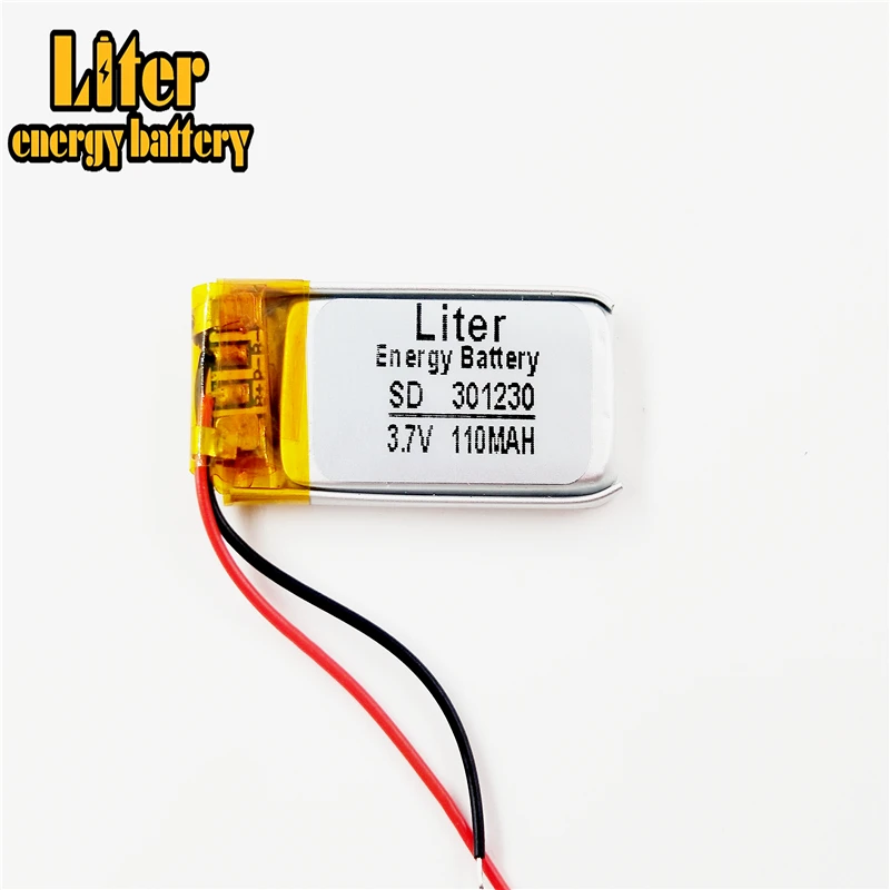 5 шт. полимерная литиевая батарея 3 7 V 301230 031230 281230 110MAH CE FCC ROHS MSDS сертификация