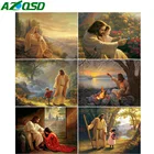 AZQSD полный набор для картин из алмазов новое поступление подарок Иисуса ручной работы Алмазная вышивка религиозная мозаика домашний декор рукоделие