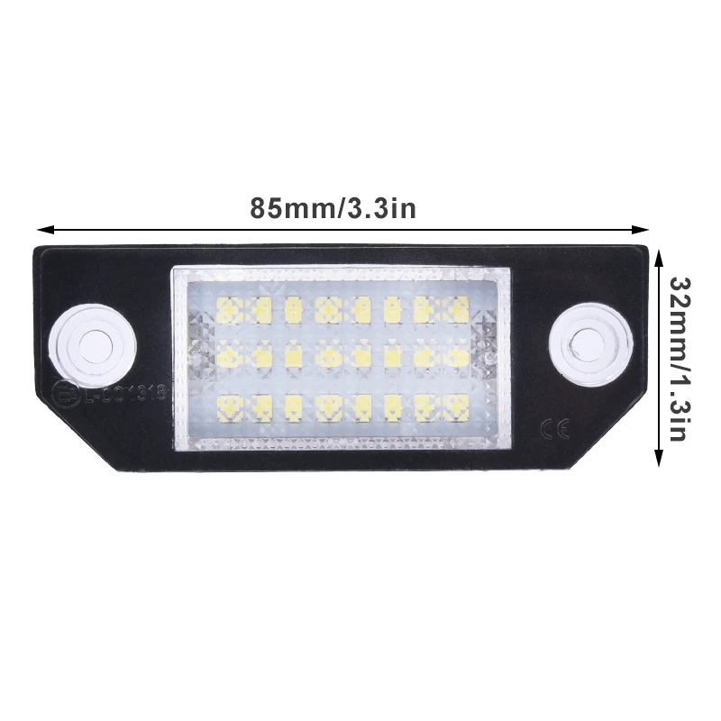 Светодиодный светильник для номерного знака NS Modify 12 В автомобиля наружные