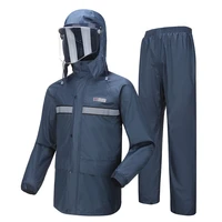 thick pants suit raincoat adults zipper unisex bike trousers raincoat designer fishing chubasquero hombre rain protection dl60yy