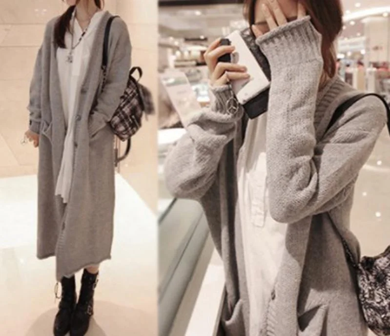 

Женский длинный вязаный свитер Zoulv, осенне-зимний облегающий свитер с длинным рукавом, Женский Рождественский свитер, новый кардиган, свите...