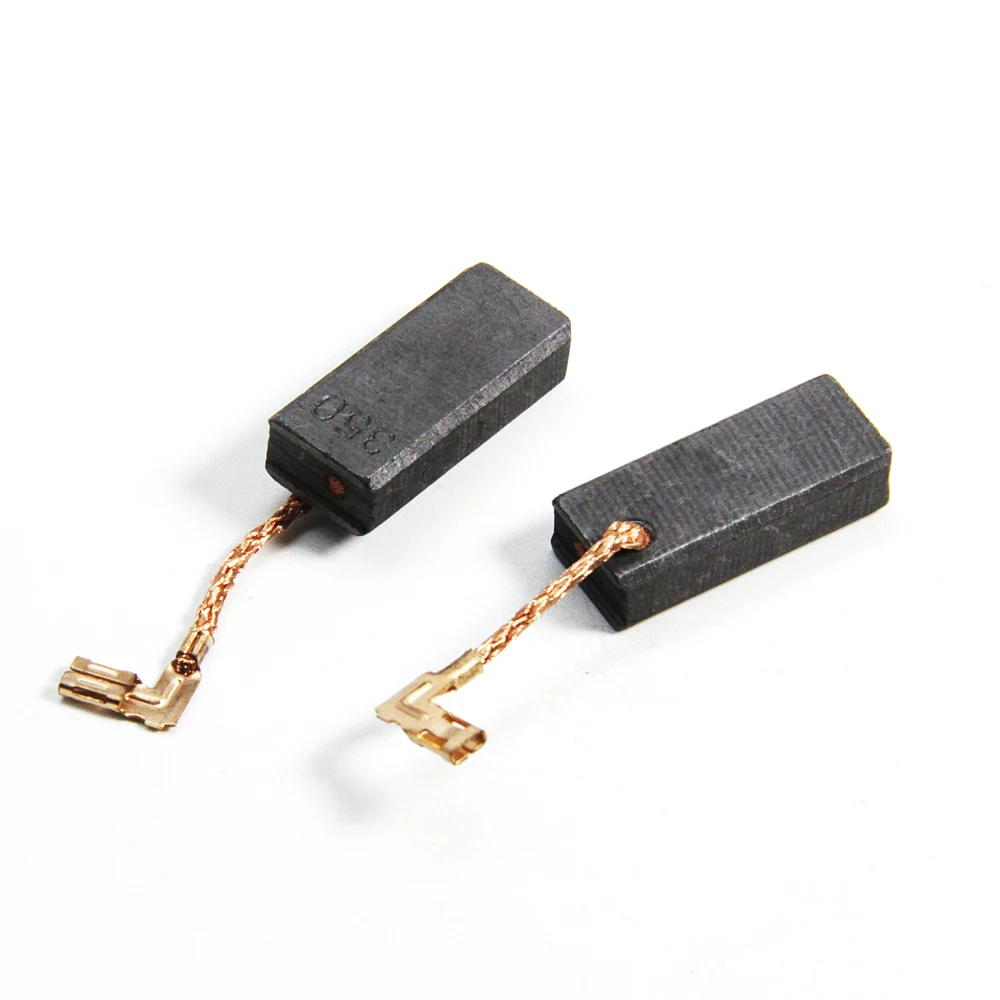 Original Makita Carbon Brushes CB350 Spare Parts 6.5x11x25mm for Electric Motor Rotary Hammer 194160-9 HR4011C HR4001C 3210FCT |