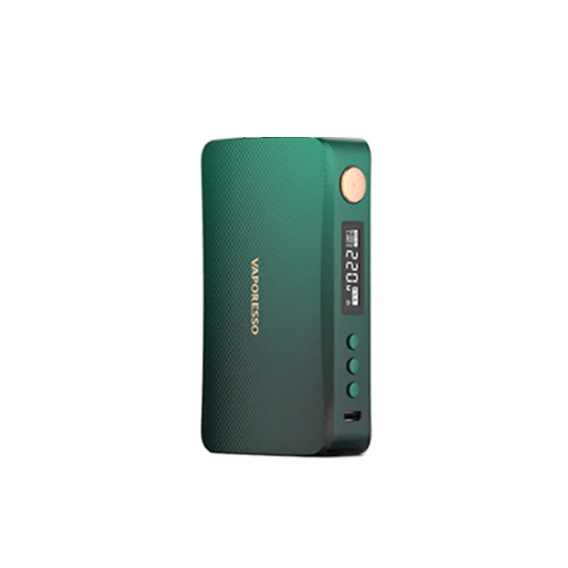 Vaporesso GEN Mod 220 Вт коробка мод электронная сигарета Vape подходит для электронных сигарет с двумя аккумуляторами 18650 SKRR S бак испаритель пара - Цвет: Зеленый в черном