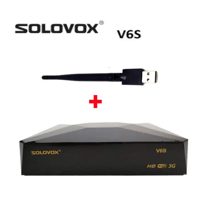 Спутниковый ТВ-приемник SOLOVOX V6S DVB S2 Поддержка M31U Xtr am-карта Shaing Brazil IKS декодер USB WiFi