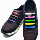 Силиконовые шнурки для обуви, эластичные, 12 шт.