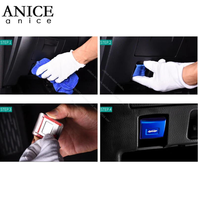 Стальная крышка переключателя для Toyota Land Cruiser Prado Hilux Tacoma Alphard Vellfire PRIUS Fortuner REIZ