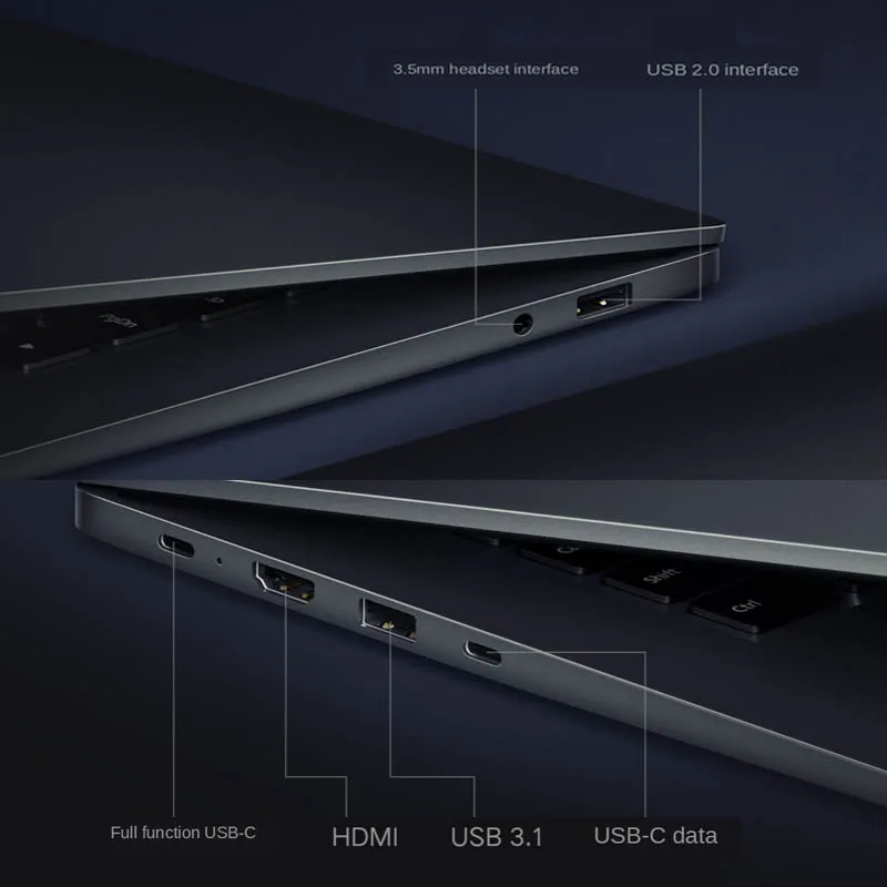 Оригинальный ноутбук Xiaomi RedmiBook 14 II Intel Core i7-1065G7/i5-1035G1 NVIDIA MX350 8 ГБ/16 ГБ DDR4 512 SSD Windows 10 PC