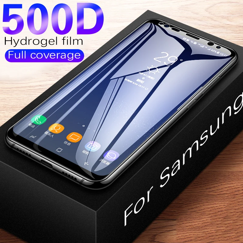 500D полностью изогнутое закаленное стекло для samsung Galaxy S9 S8 Plus Note 9 8 Защита экрана для samsung S7 Edge S9 защитная пленка
