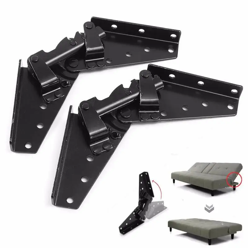 

Promotion! metal Steel Black Sofa Bed Bedding Furniture Adjustable 3-Position Angle Mechanism Hinge Hardware