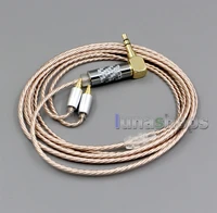 ln006376 hi res silver plated xlr 3 5mm 2 5mm 4 4mm earphone cable for sennheiser ie40 pro