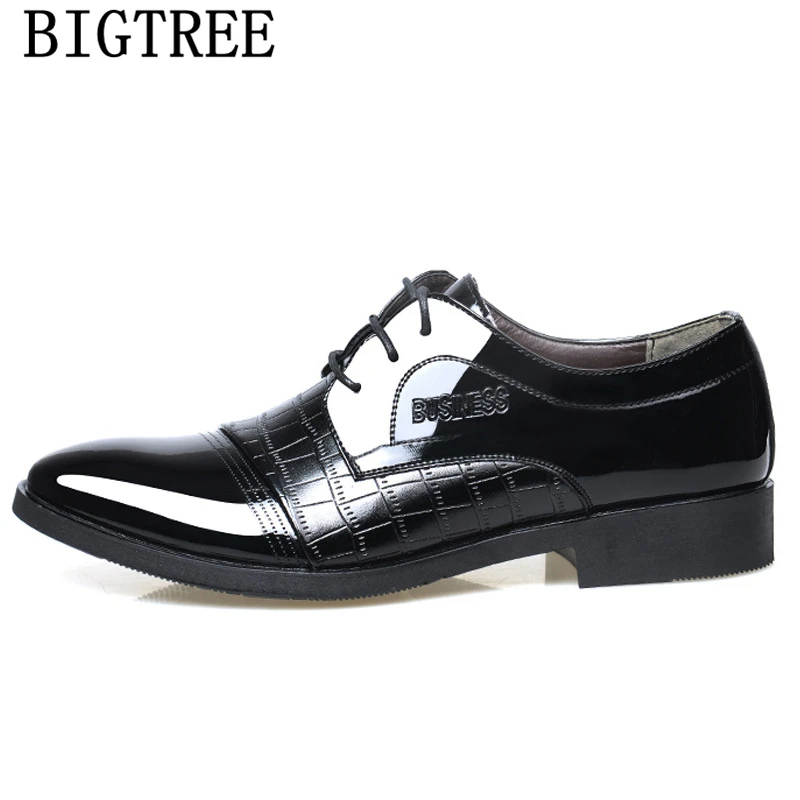 Роскошные Для мужчин офисные туфли в итальянском стиле туфли-оксфорды для