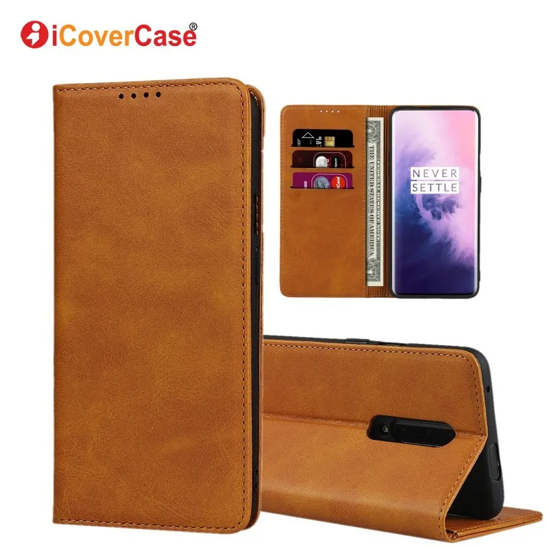 

iCoverCase for OnePlus 7 Pro Case Stand Wallet Flip Cover for OnePlus 7 7T Pro Leather Case with Card Holders