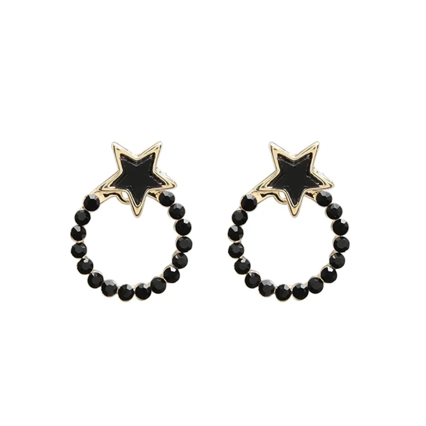 

Простые женские серьги со звездами, Длинные темпераментные супер-красные серьги, модные высококачественные европейские и американские сер...