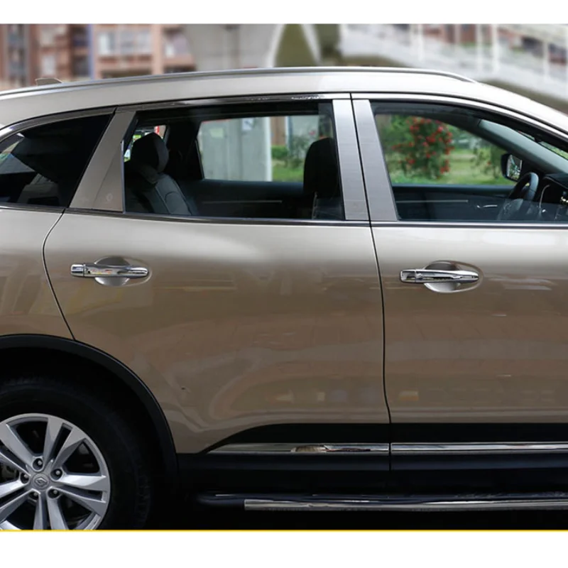 Нержавеющая сталь окна автомобиля Средний пост планки для renault koleos 2016 2017 2018 2 го