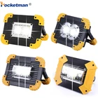 100W Led Портативный Точечный светильник 6000lm супер яркий светодиодный рабочий светильник Перезаряжаемые для приготовления пищи на воздухе Лампа для кемпинга мигающая Led светильник, 18650