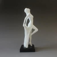 modern style sexy beauty figure miniature statuebathe dance nude woman lady girl interior home decoration accessories sculpture