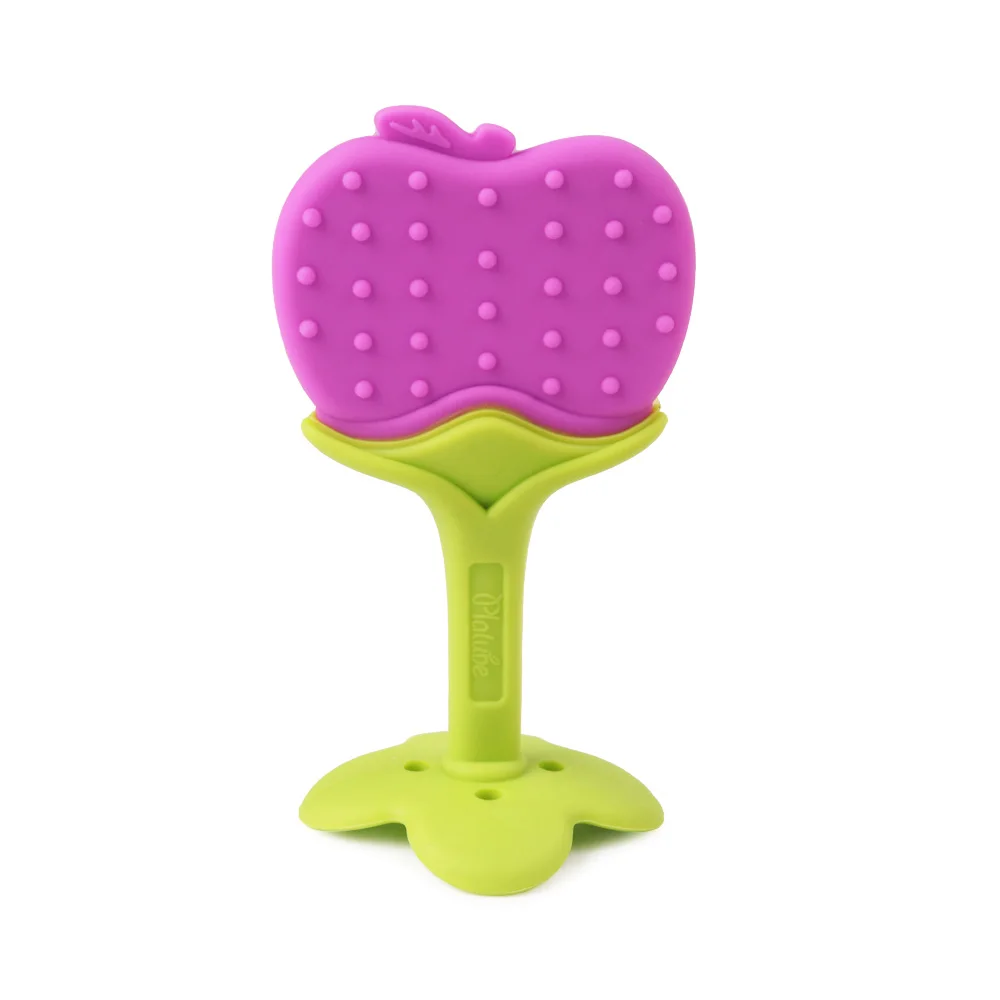 

1pc Baby Teether Food Grade Silicone Teether Fruit Shape Baby Teething Silicone Teething Toys Infant Chew Tooth Toys