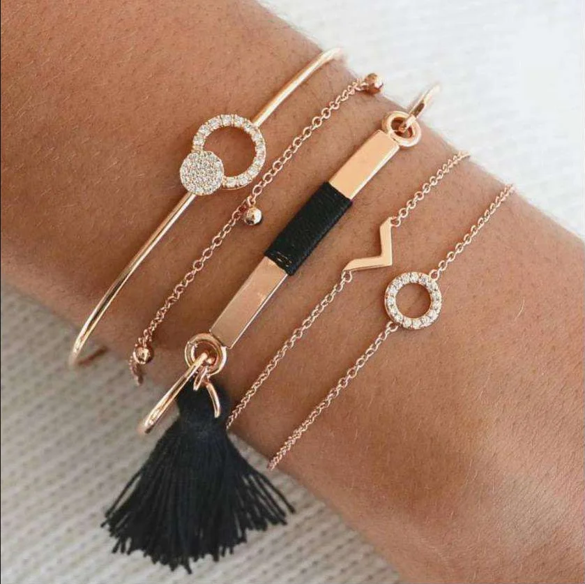 Браслеты на ногу Женские многослойные анклеты ручной работы с ракушками и