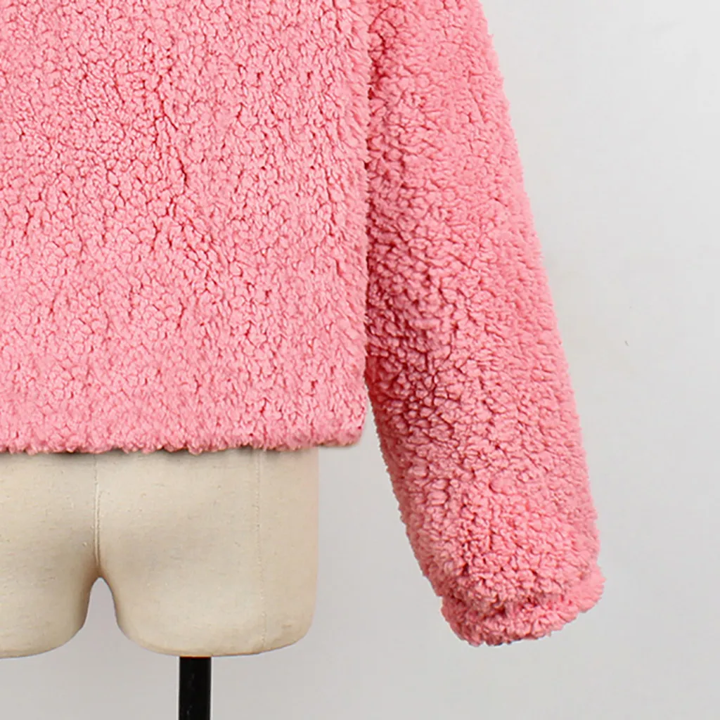 Женская Шуба из искусственного меха CHAMSGEND осенне-зимняя шуба на молнии с