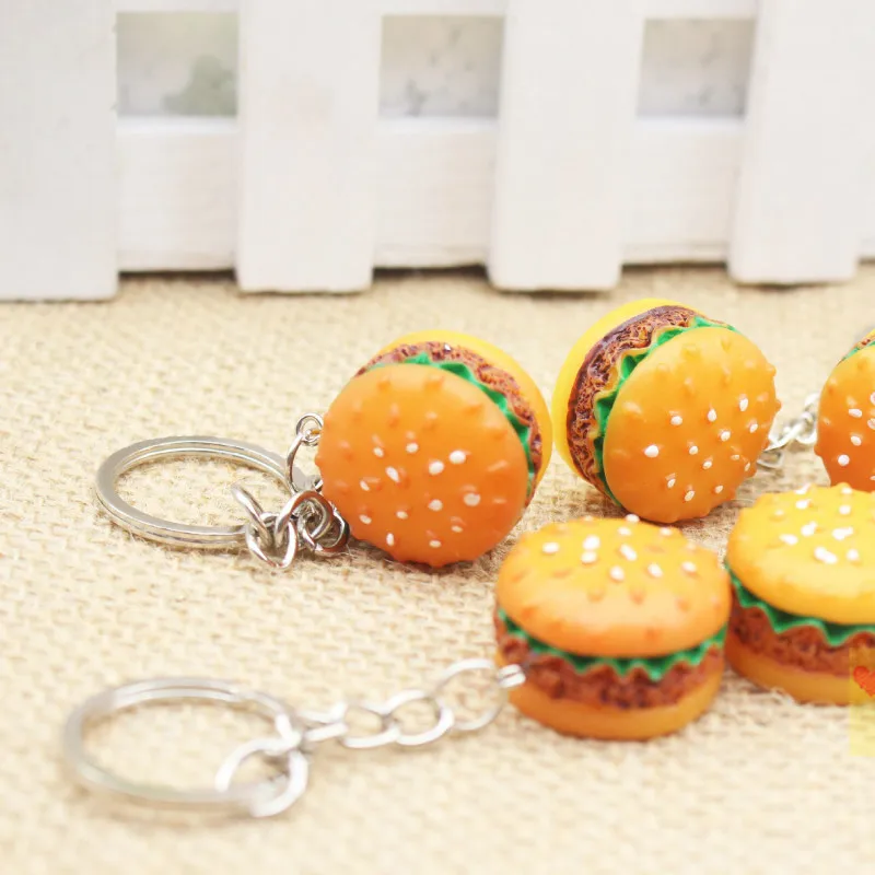 3 шт./лот новые брелоки для гамбургеров подвески подарки/сумки аксессуары